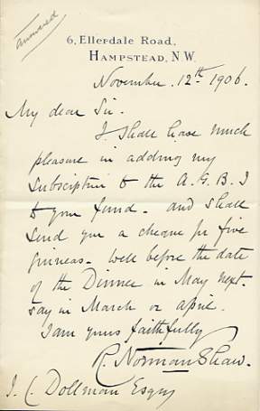 The image is of one specimen letter only.