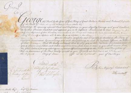 GEORGE III, letters, autographs, documents, manuscripts